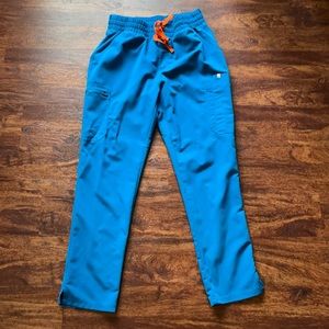 Figs alps blue high waisted yola